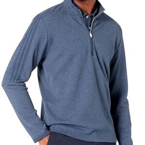 NWT Adidas Aeroready Gold Quarter Zip - Large